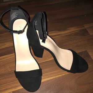 Never worn black heels size 8.5